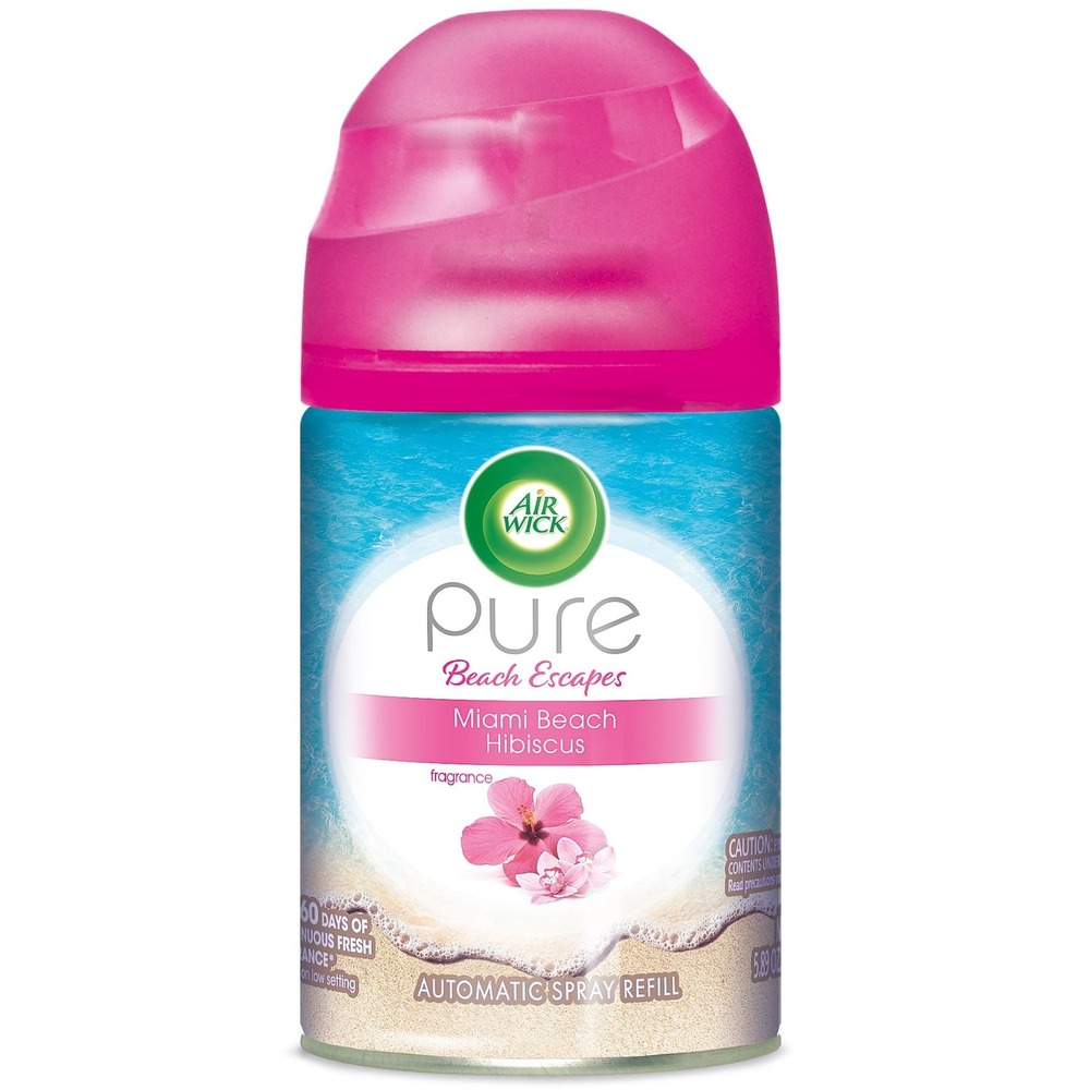 Air Wick Automatic Spray Refill Unisex 5.89oz Pink Miami Beach Hibiscus Pure